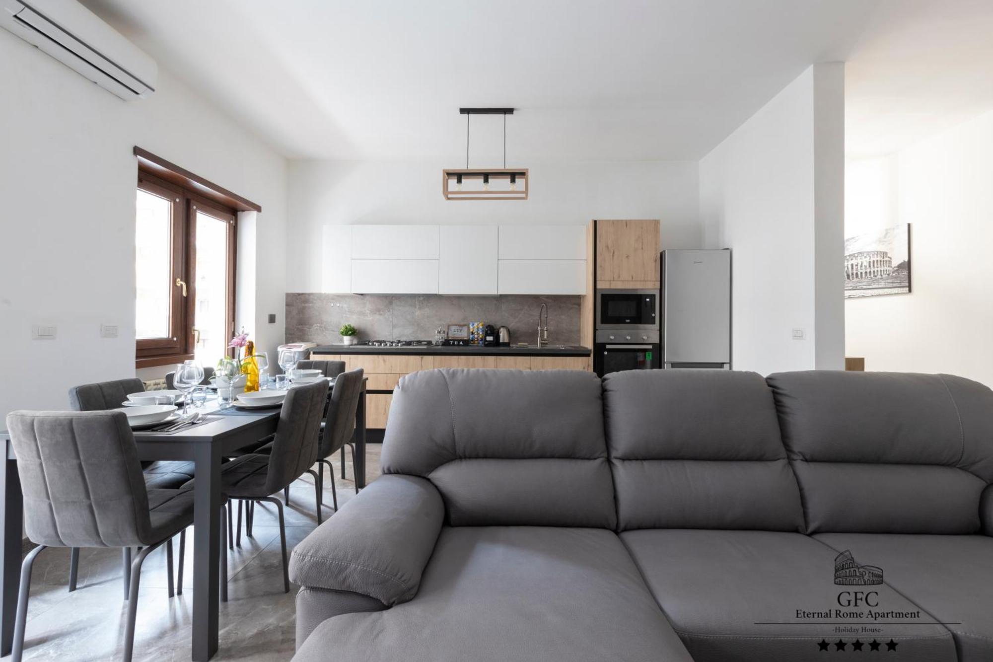 Gfc Eternal - 5min To Tiburtina Station Metrob, 2 Bathrooms, Terrace, A-c Appartamento Roma
