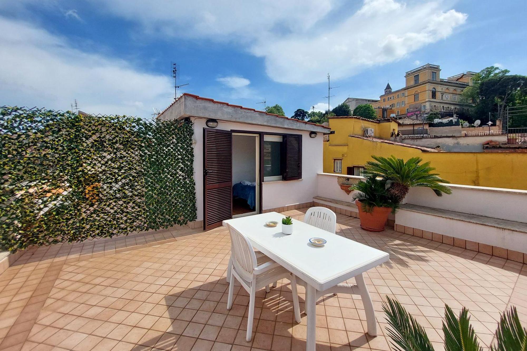Magic Trastevere On Roof Terrace Rome