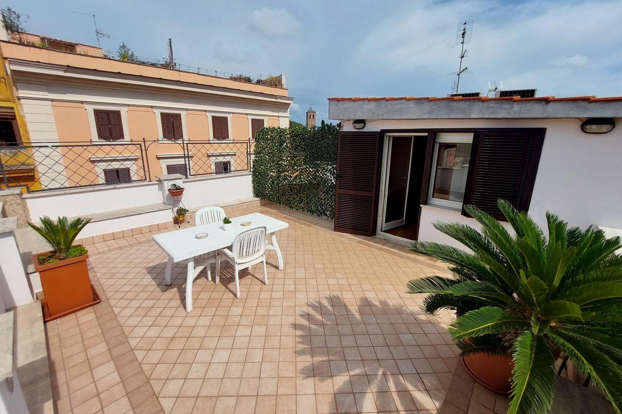Magic Trastevere On Roof Terrace