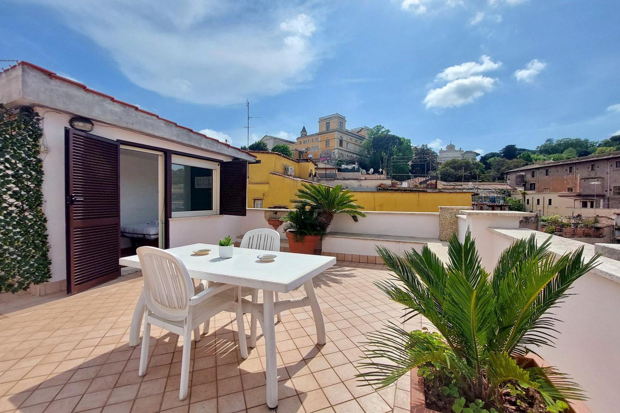 Magic Trastevere On Roof Terrace *