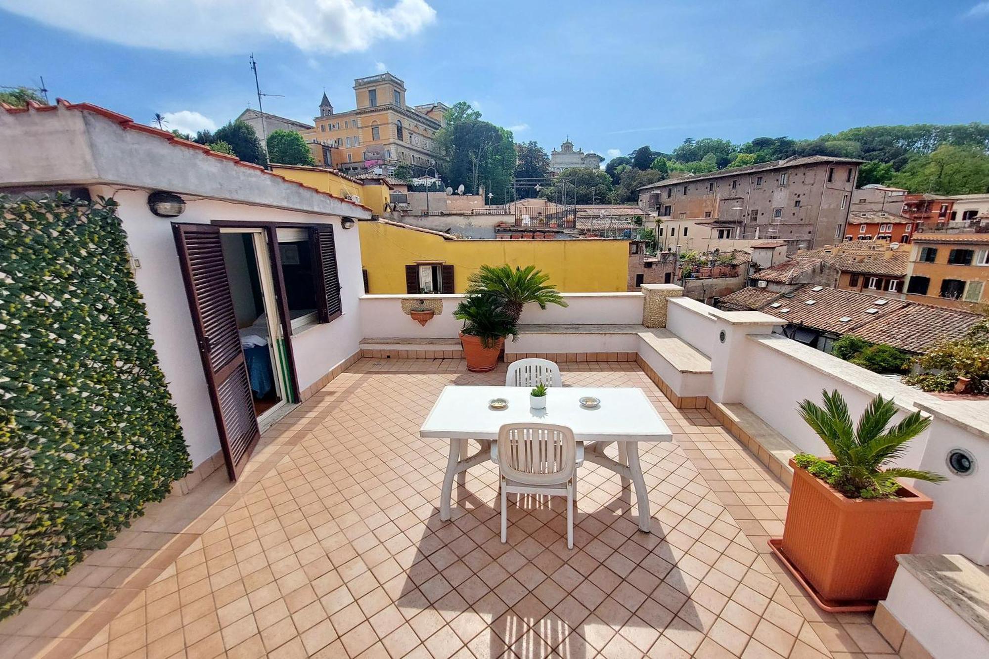 Magic Trastevere On Roof Terrace Homestay