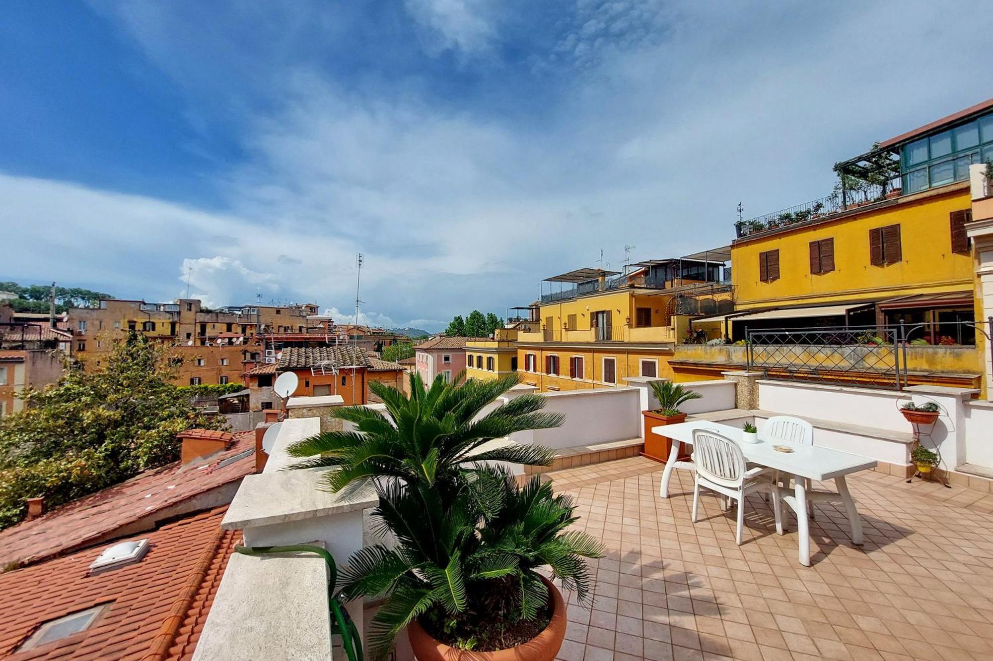 Magic Trastevere On Roof Terrace Homestay Rome