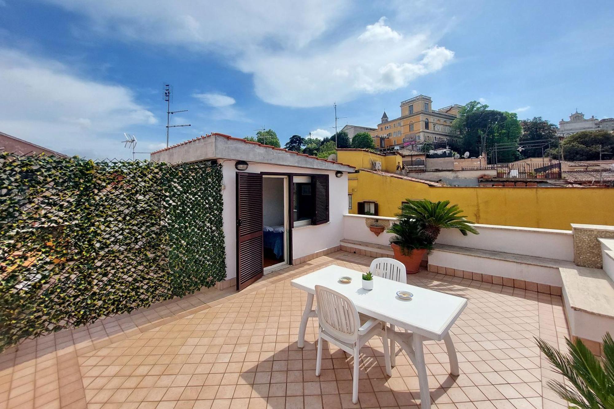 Magic Trastevere On Roof Terrace *