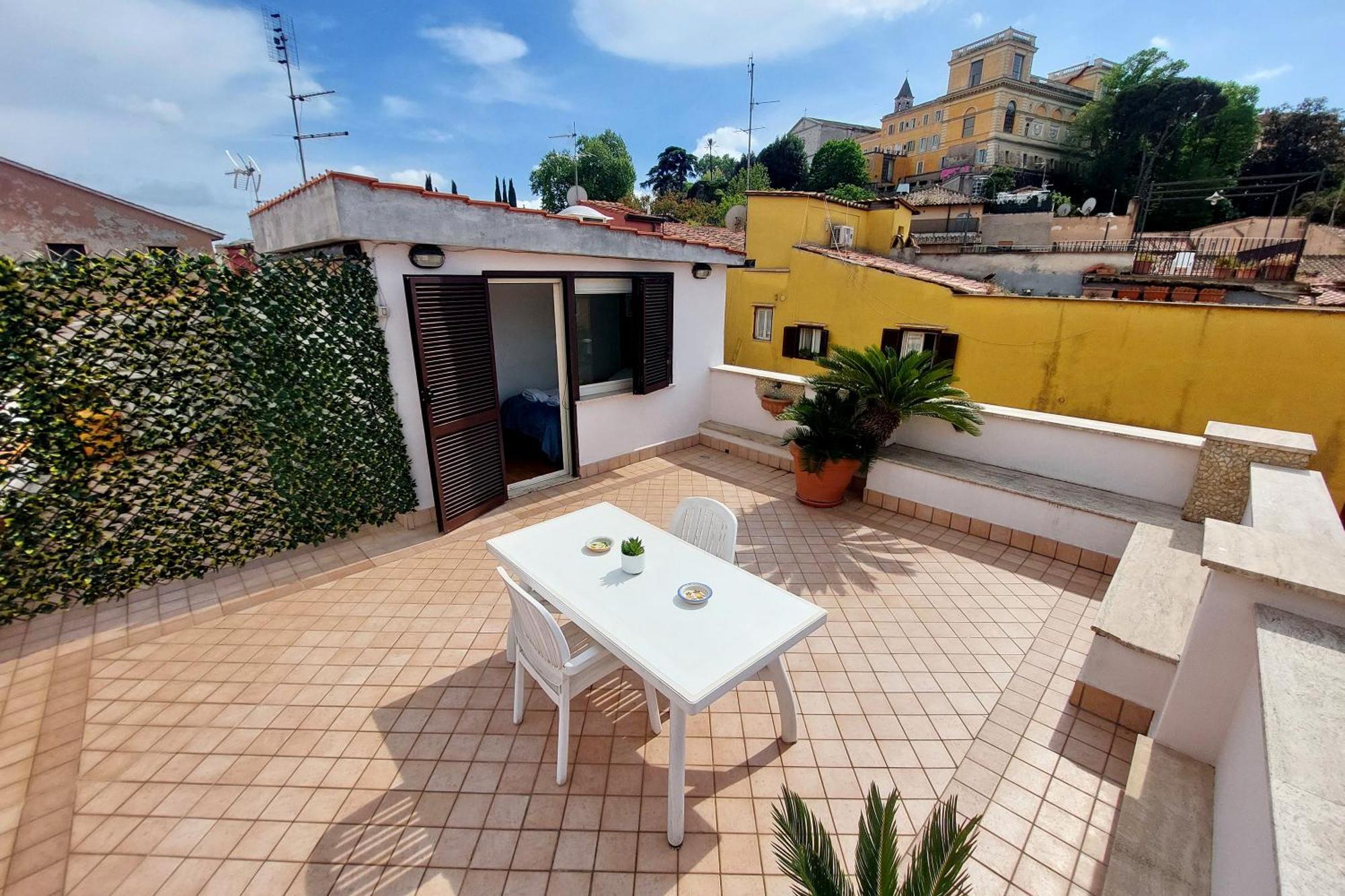 Magic Trastevere On Roof Terrace *