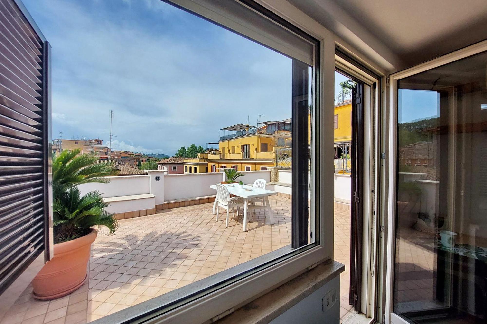Homestay Magic Trastevere On Roof Terrace