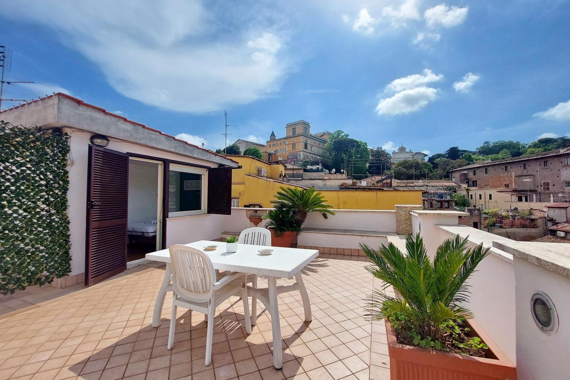 Magic Trastevere On Roof Terrace * Rome