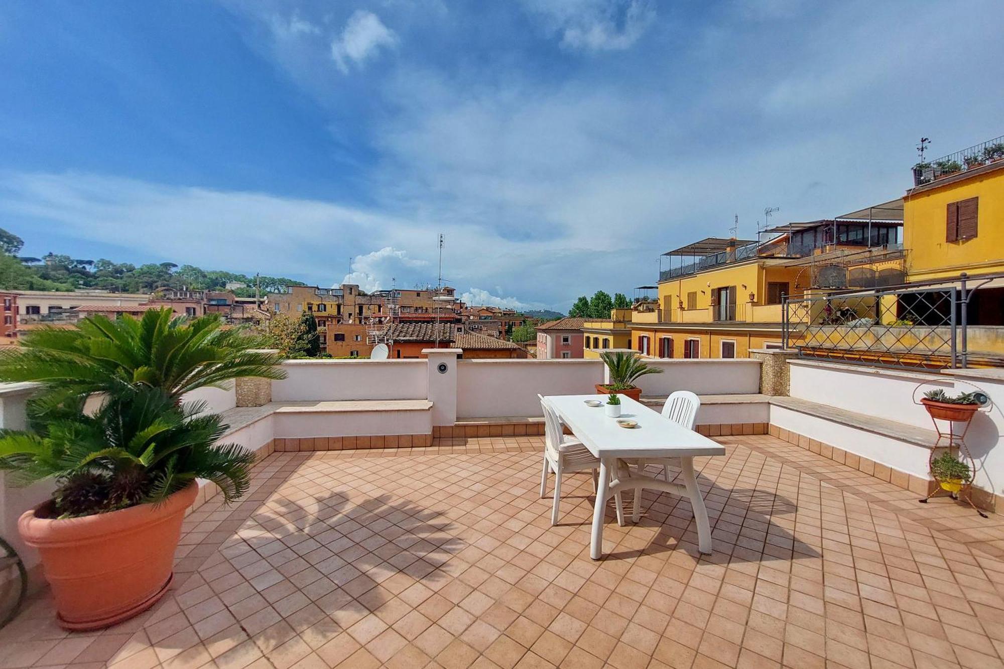 Magic Trastevere On Roof Terrace