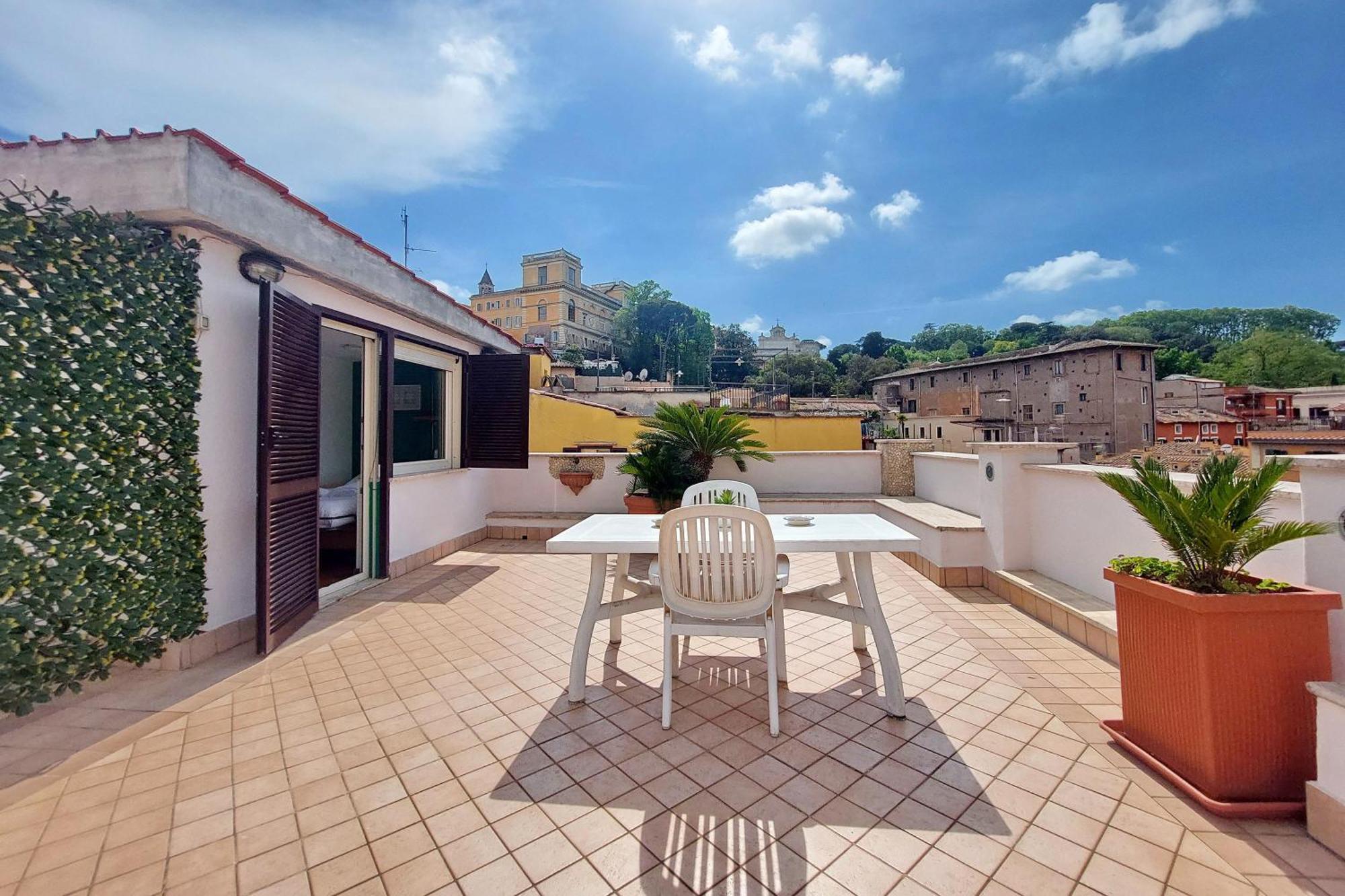 Homestay Magic Trastevere On Roof Terrace *