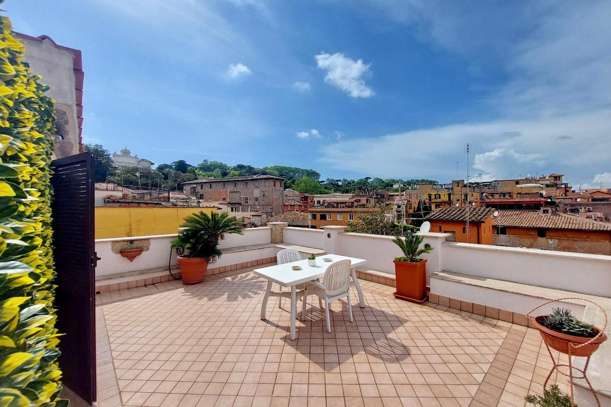 Homestay Magic Trastevere On Roof Terrace *