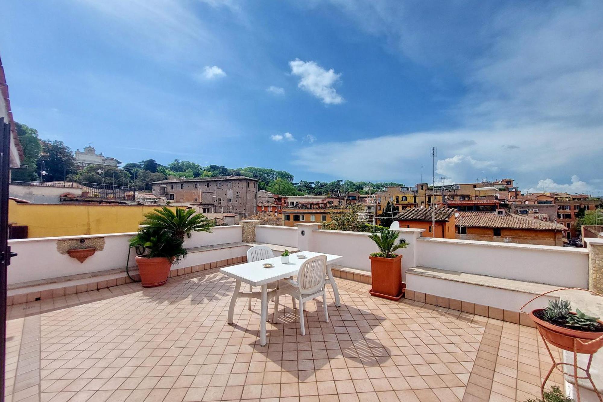 Magic Trastevere On Roof Terrace *