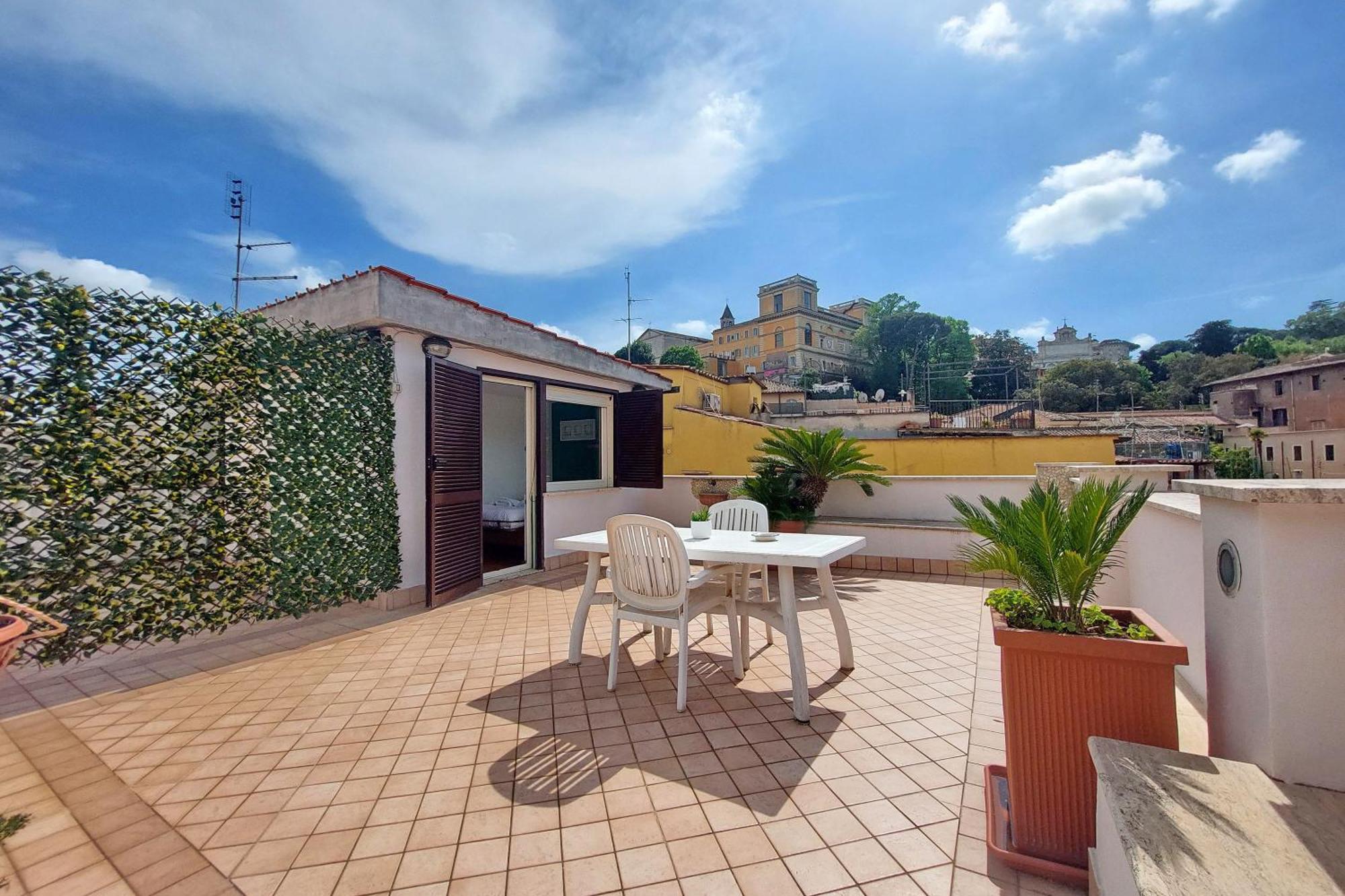 Magic Trastevere On Roof Terrace Rome