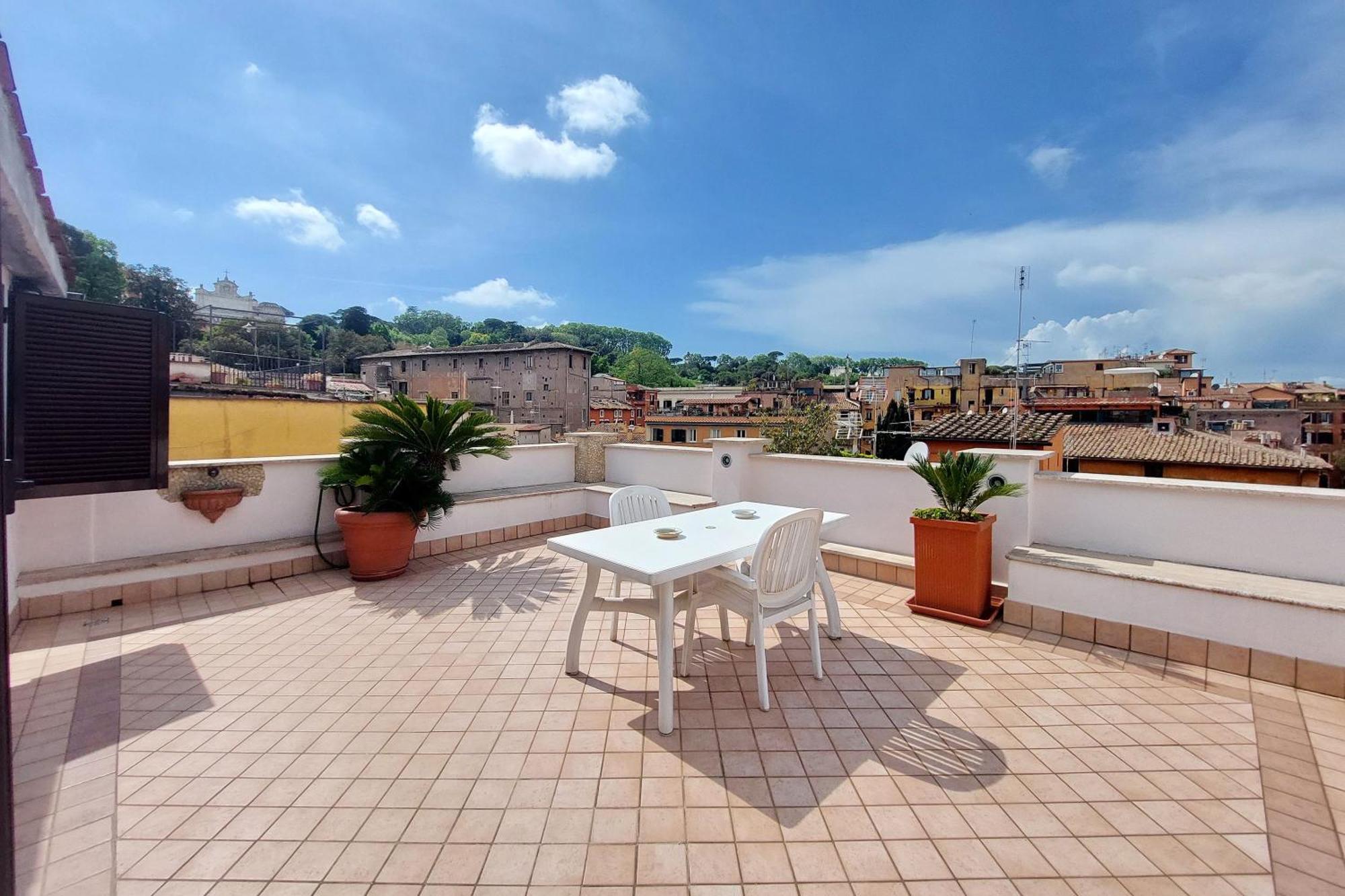 Magic Trastevere On Roof Terrace