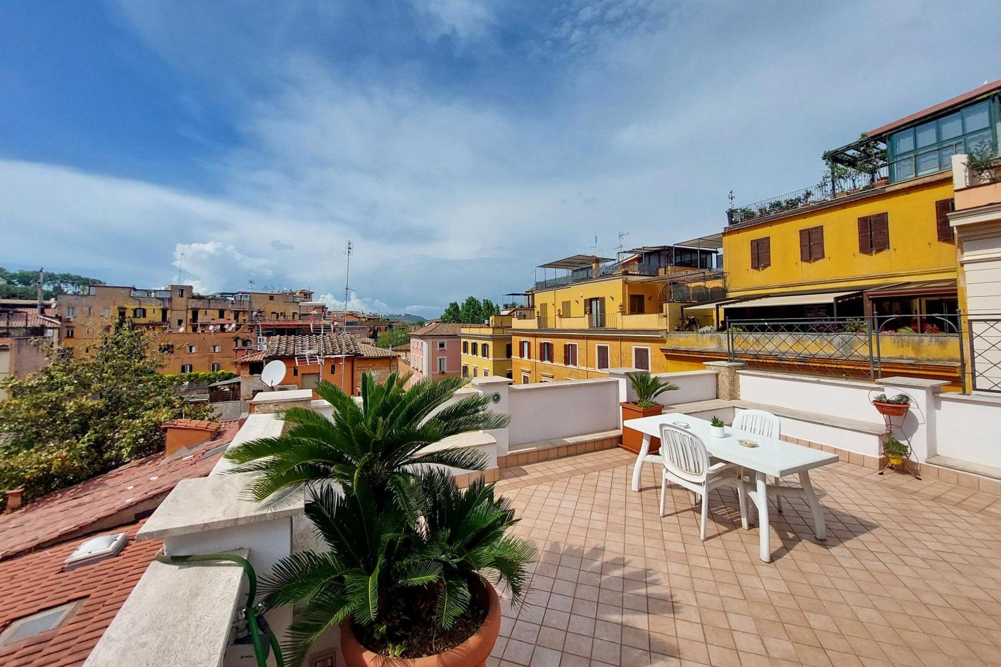 Magic Trastevere On Roof Terrace Homestay Rome