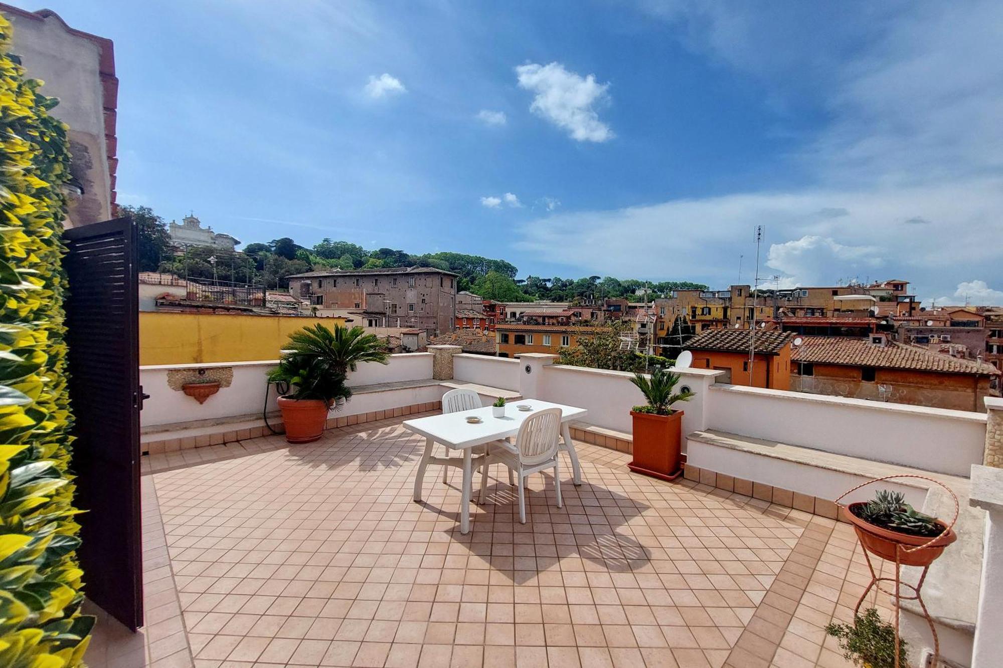 Magic Trastevere On Roof Terrace * Rome