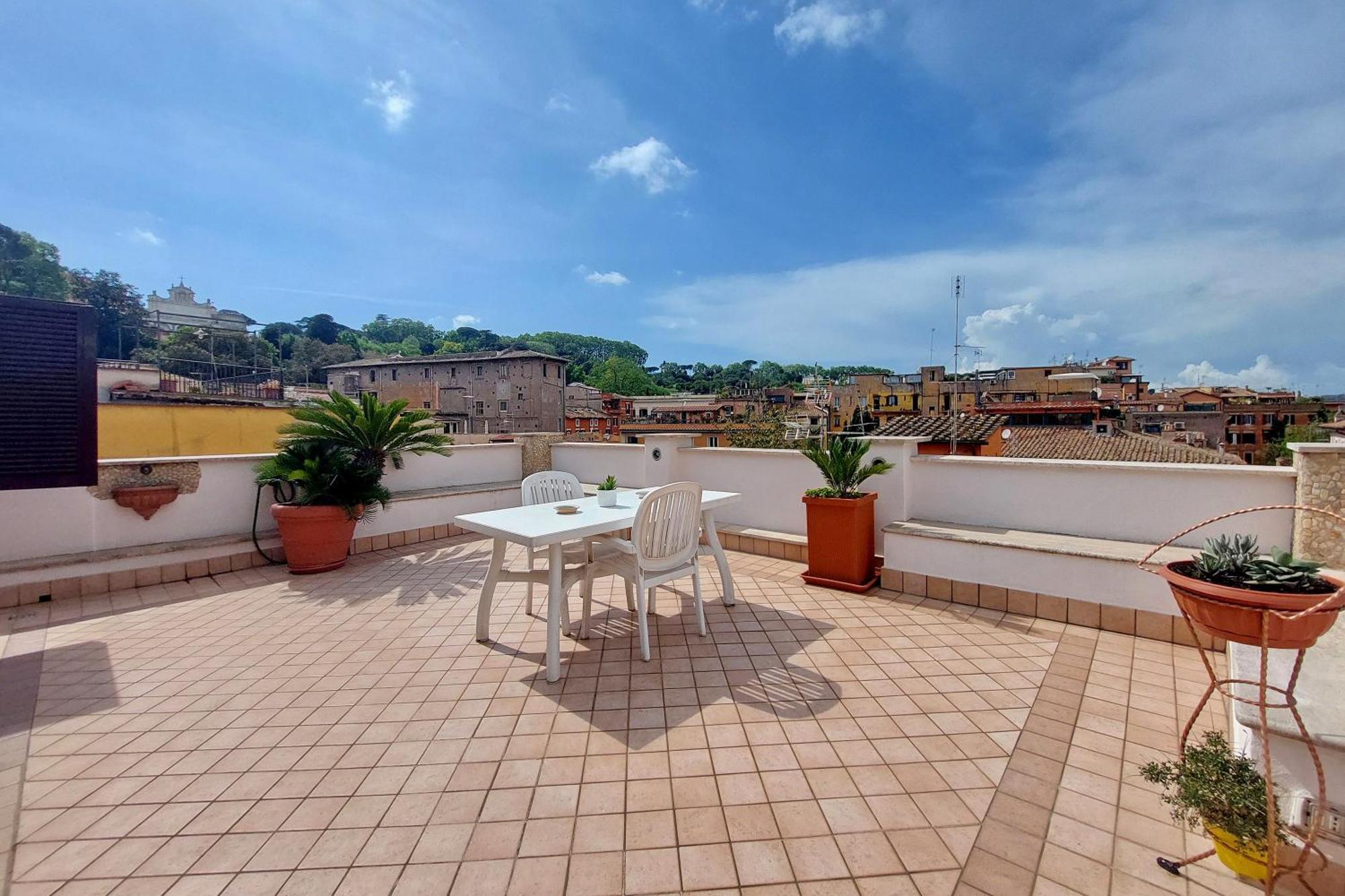 Magic Trastevere On Roof Terrace Homestay Rome