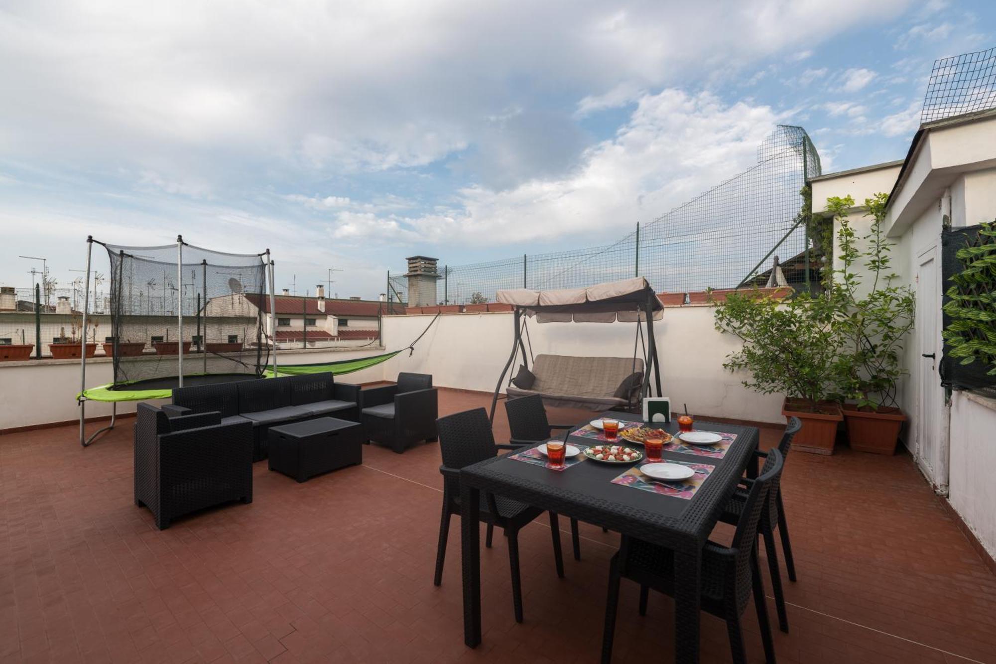 Stazione Tiburtina Superattico Con Terrazza Rome