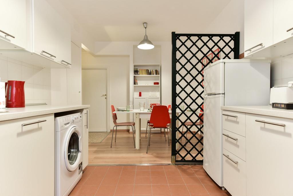 Red & White Vatican Apartment Rome