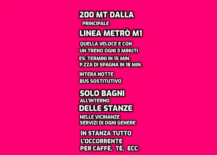 B&B METRO\' CENTRAL LINE -18 minutes to Spagna square by tube - reg Lazio 11644