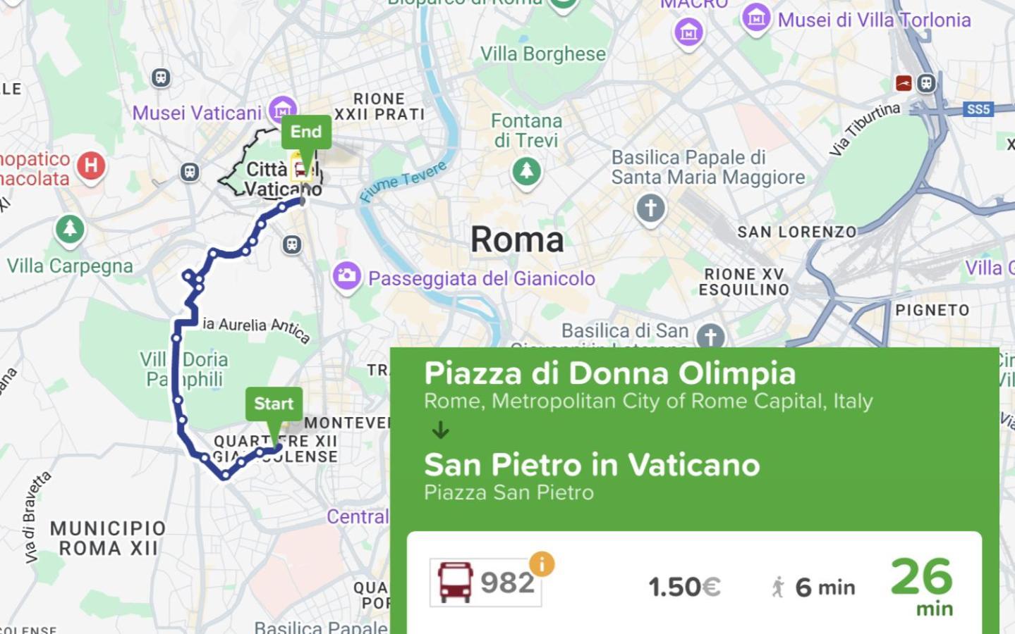 Apartment Donna Olimpia Tra Gianicolo E Trastevere Rome