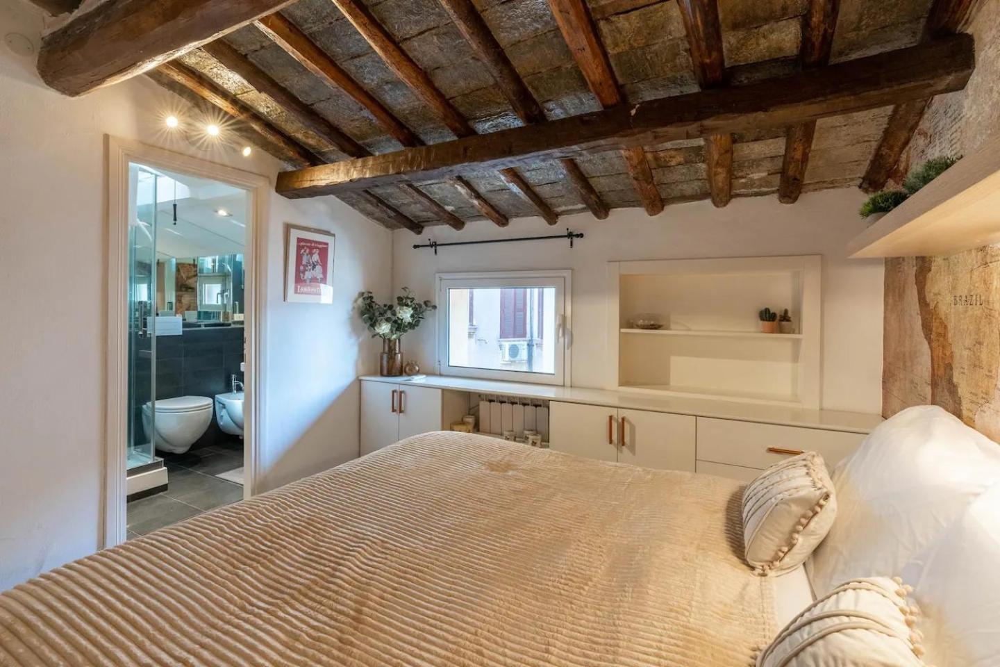 Apartment 15 Min From Piazza Venezia Skyline Sanctuary In Trastevere Rome