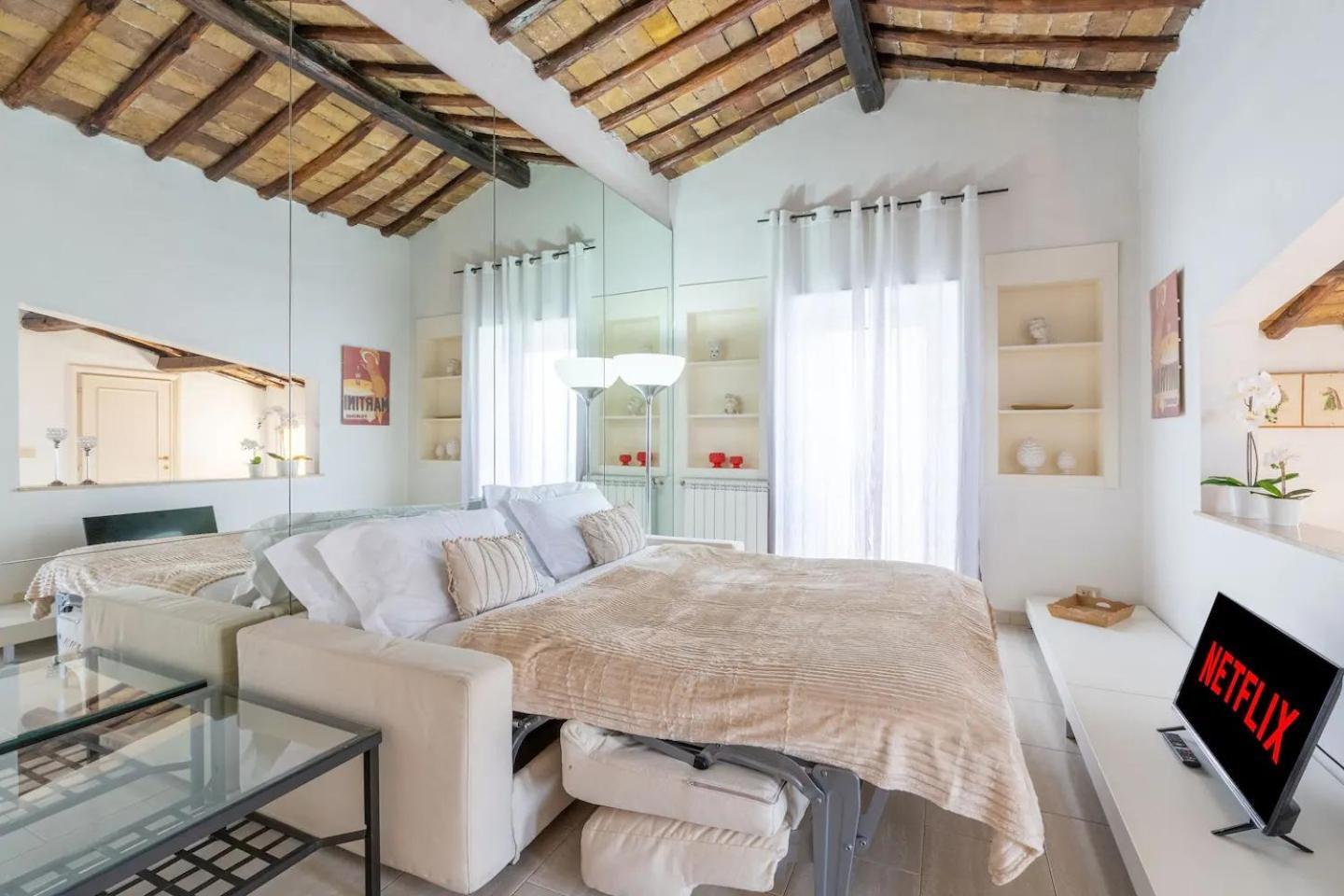 15 Min From Piazza Venezia Skyline Sanctuary In Trastevere * Rome