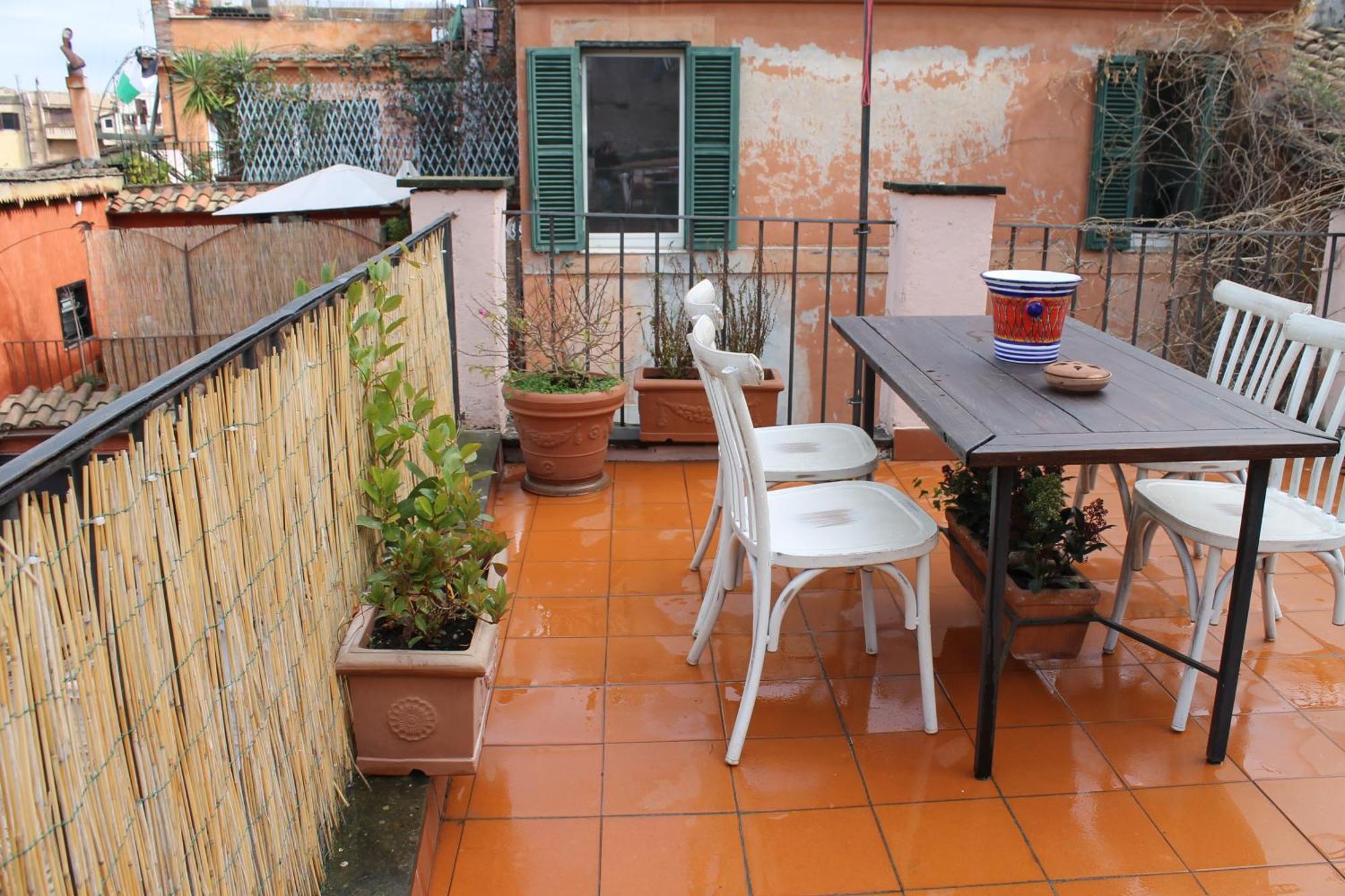 Casa Greco - Attico Con Terrazza, Trastevere * Rome