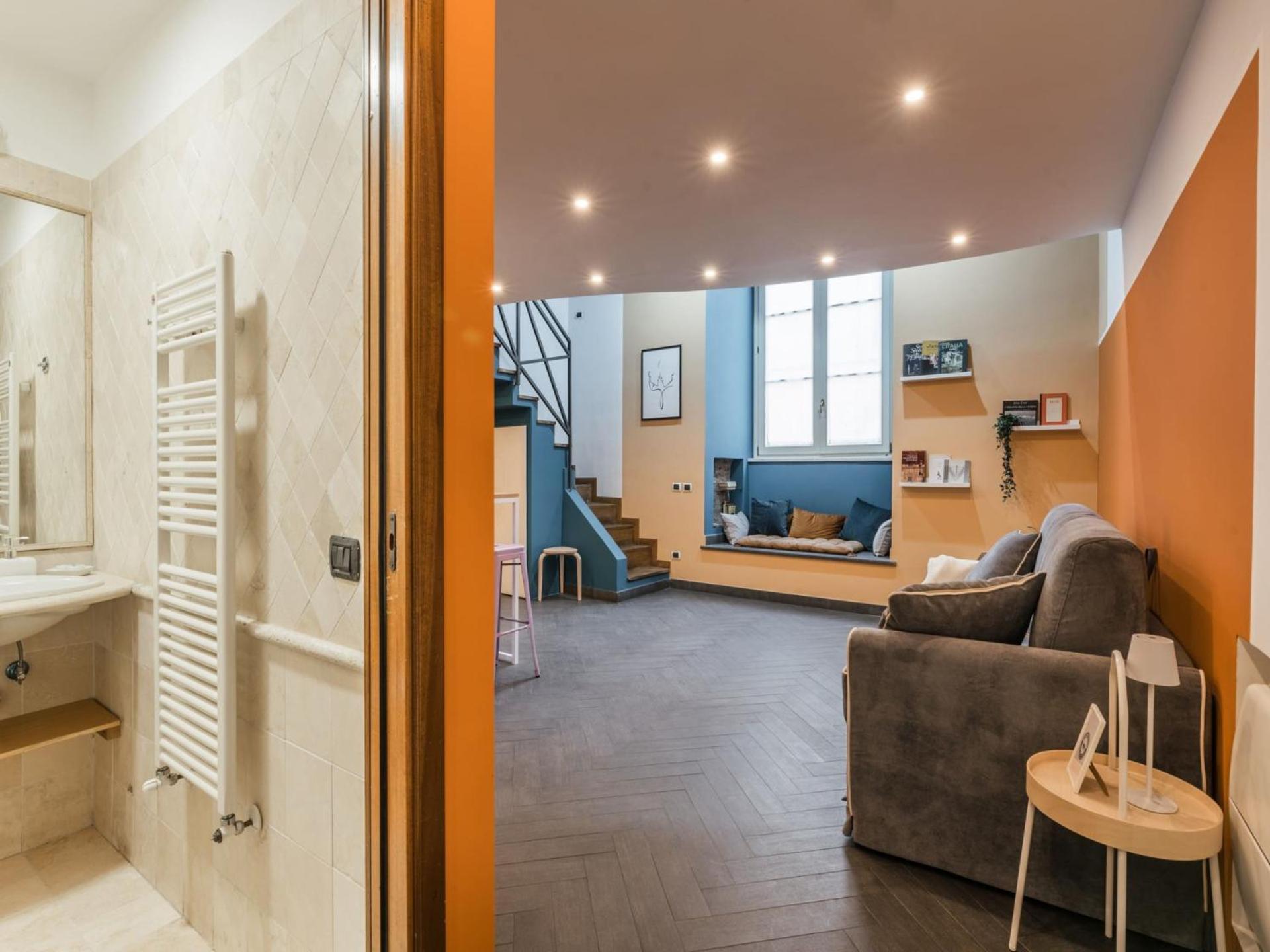 The Rent - Colorful Loft In Trastevere Area *