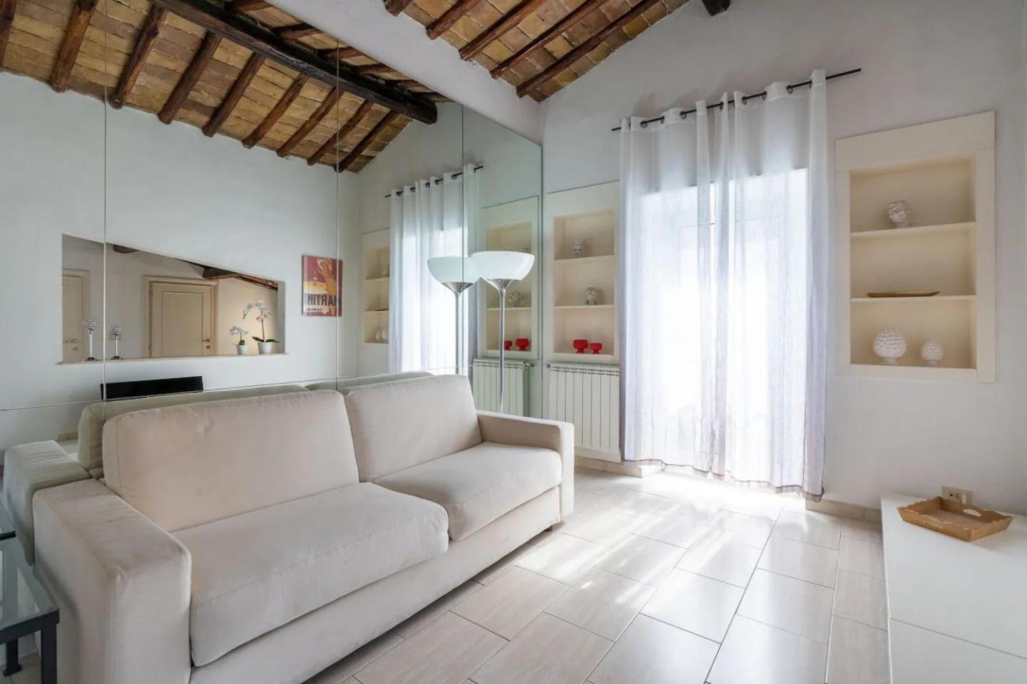 Apartment 15 Min From Piazza Venezia Skyline Sanctuary In Trastevere Rome
