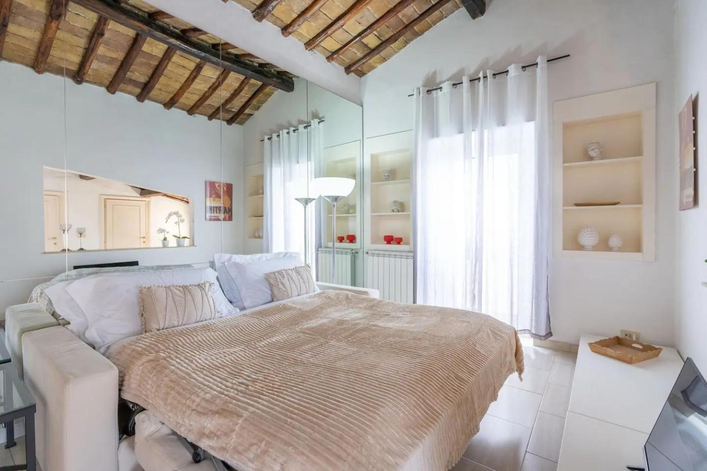 Apartment 15 Min From Piazza Venezia Skyline Sanctuary In Trastevere *