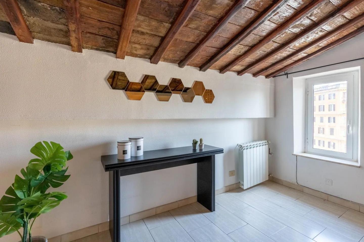 15 Min From Piazza Venezia Skyline Sanctuary In Trastevere Apartment *