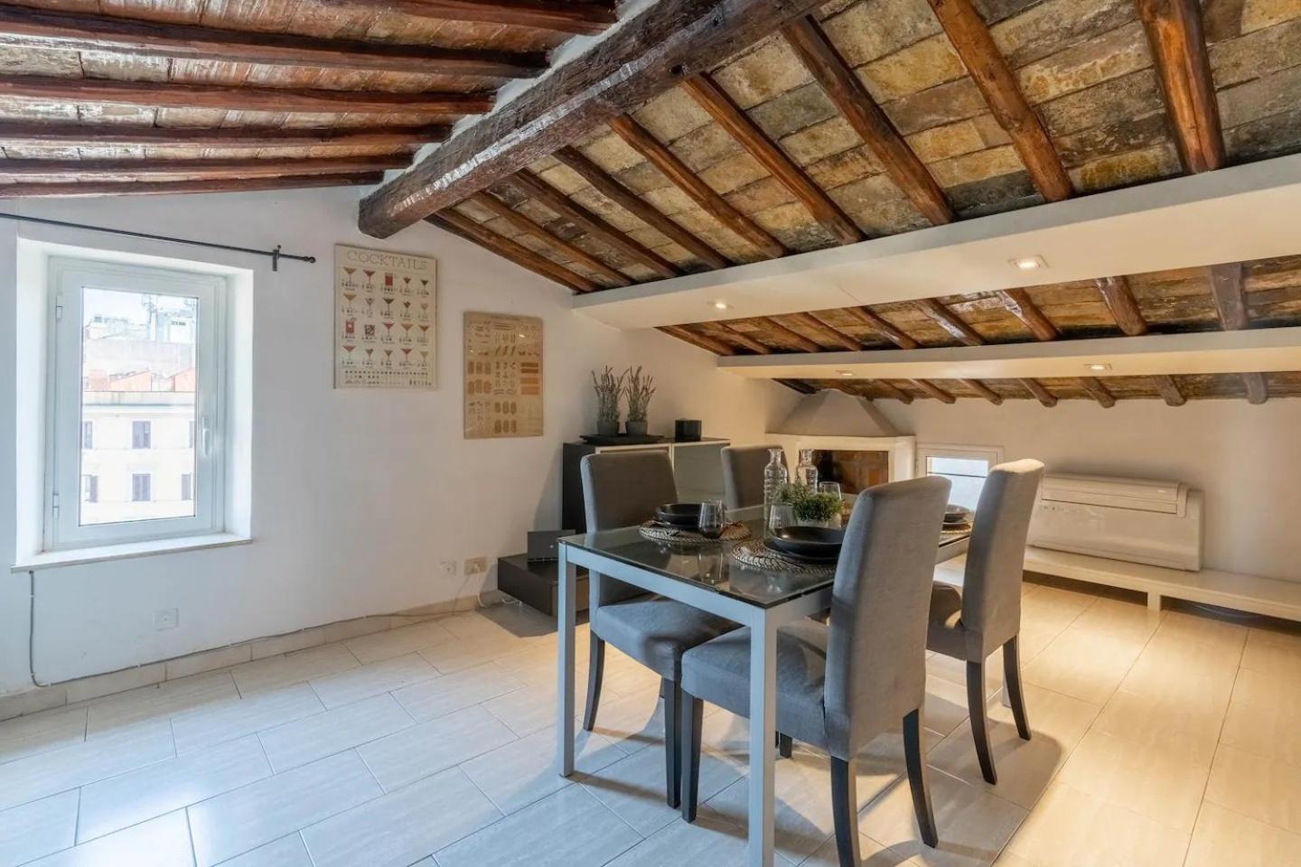 Apartment 15 Min From Piazza Venezia Skyline Sanctuary In Trastevere Rome
