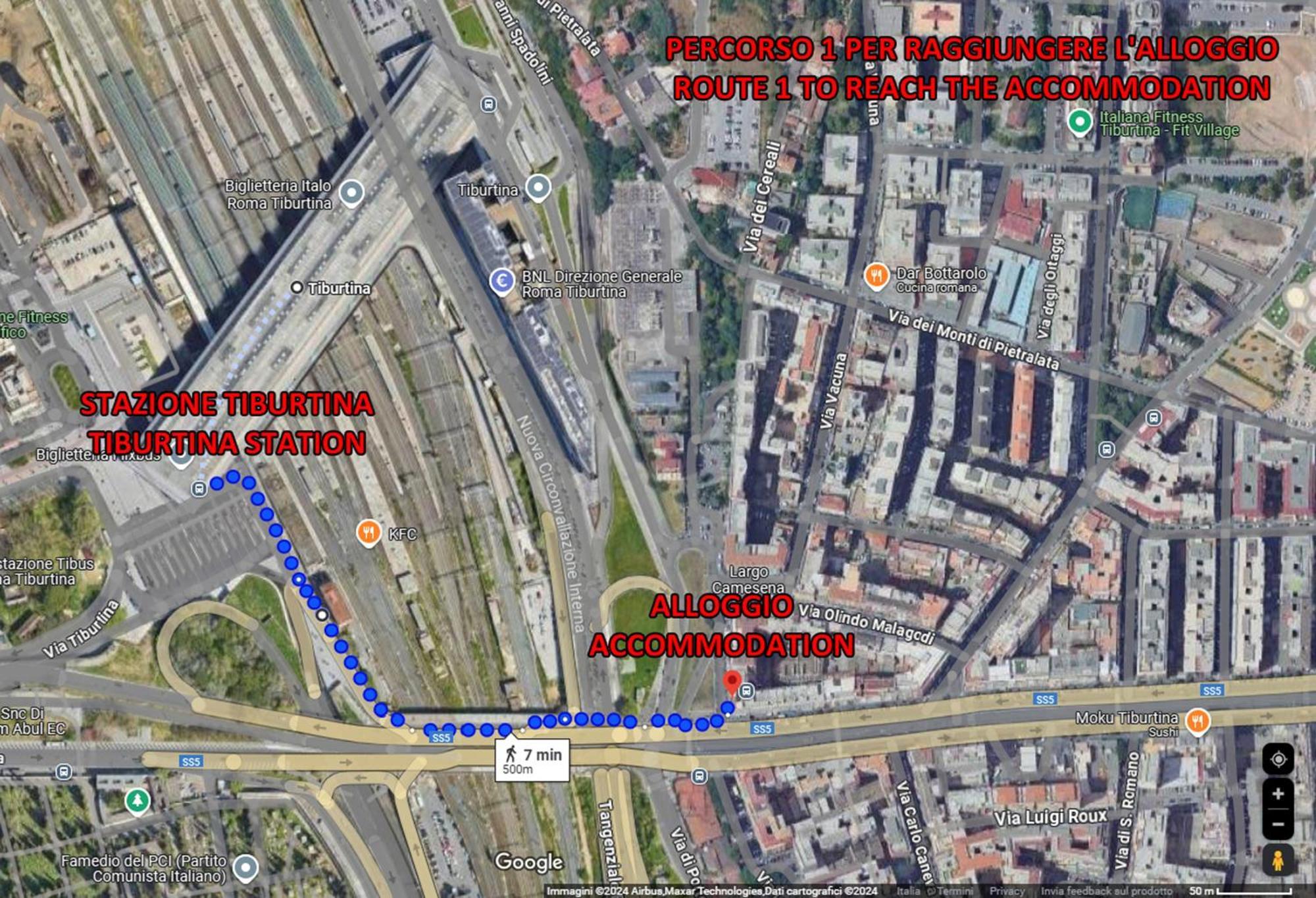 Apartment Attico Panoramico Stazione Tiburtina