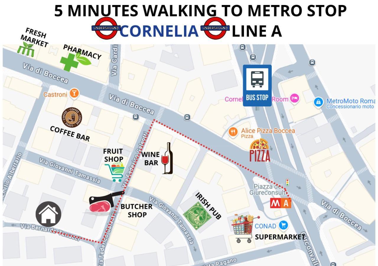 Casa Giorgia A 4 Fermate Metro Dal Vaticano *