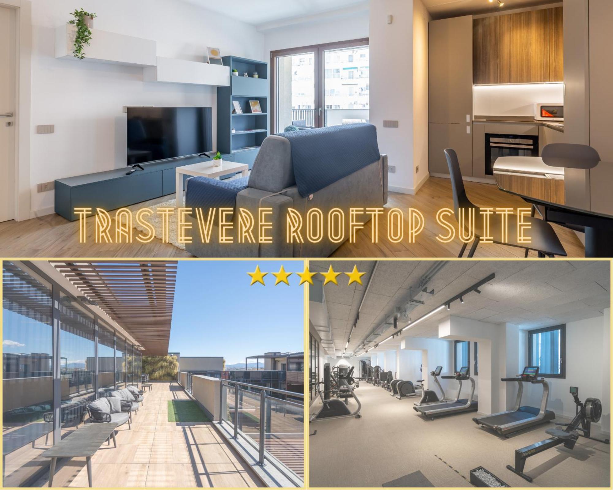 Apartment Aurealiving - Trastevere With Rooftop & Gym, Your Place In *