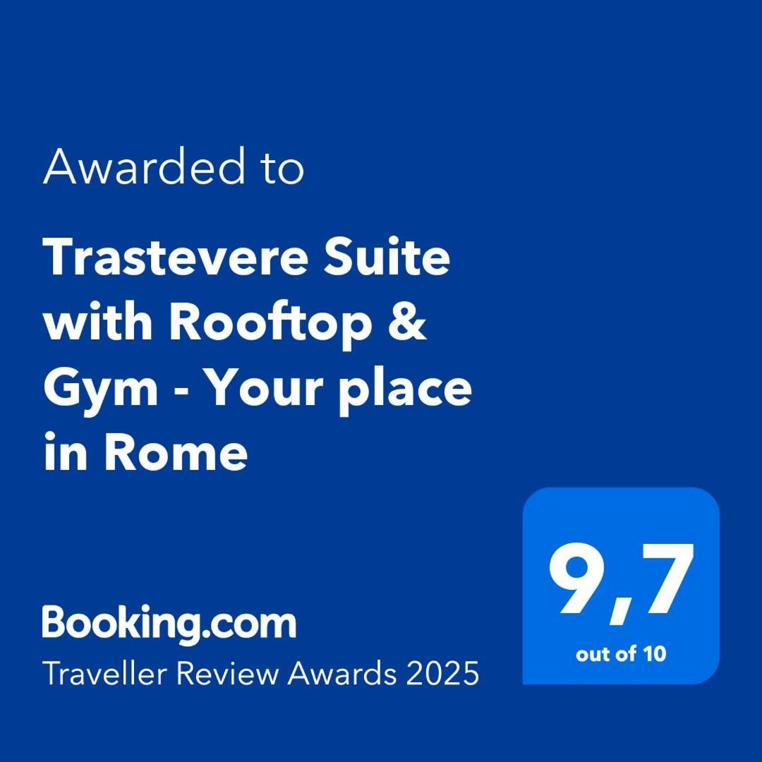 Aurealiving - Trastevere With Rooftop & Gym, Your Place In Apartment Rome