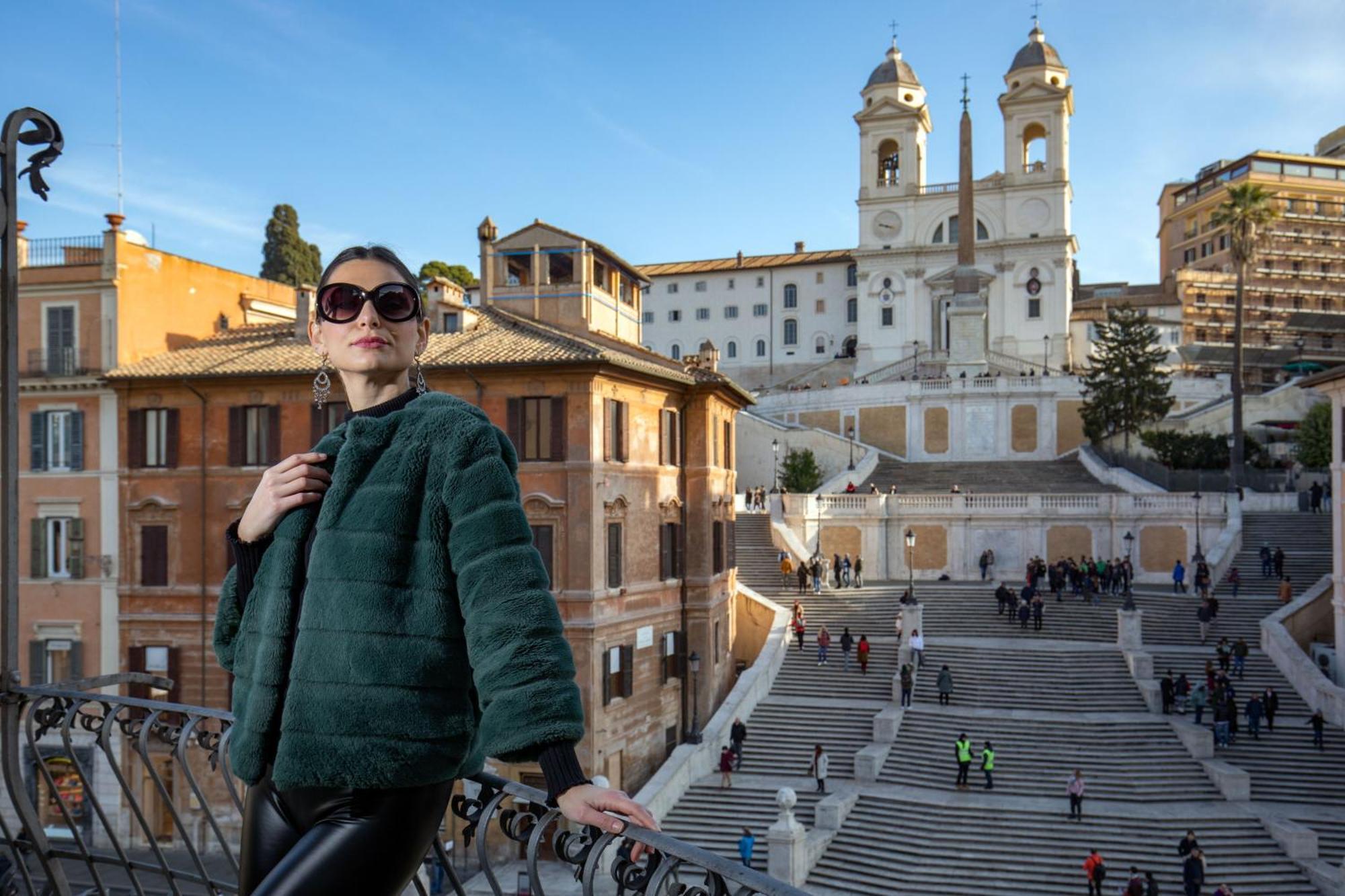 The At The Spanish Steps Rome
