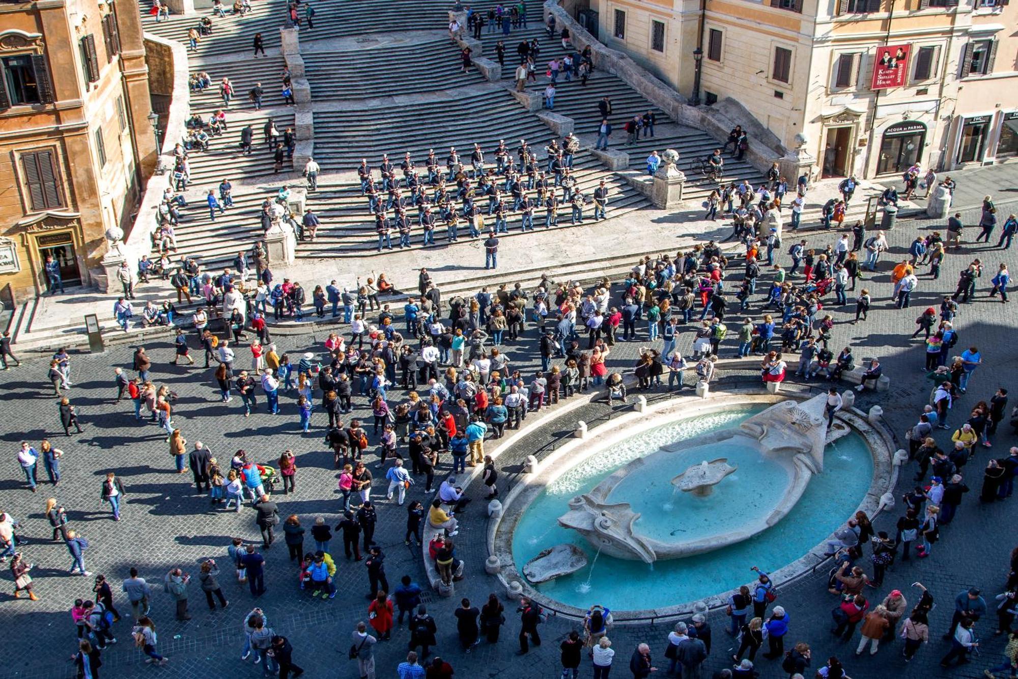The At The Spanish Steps Rome