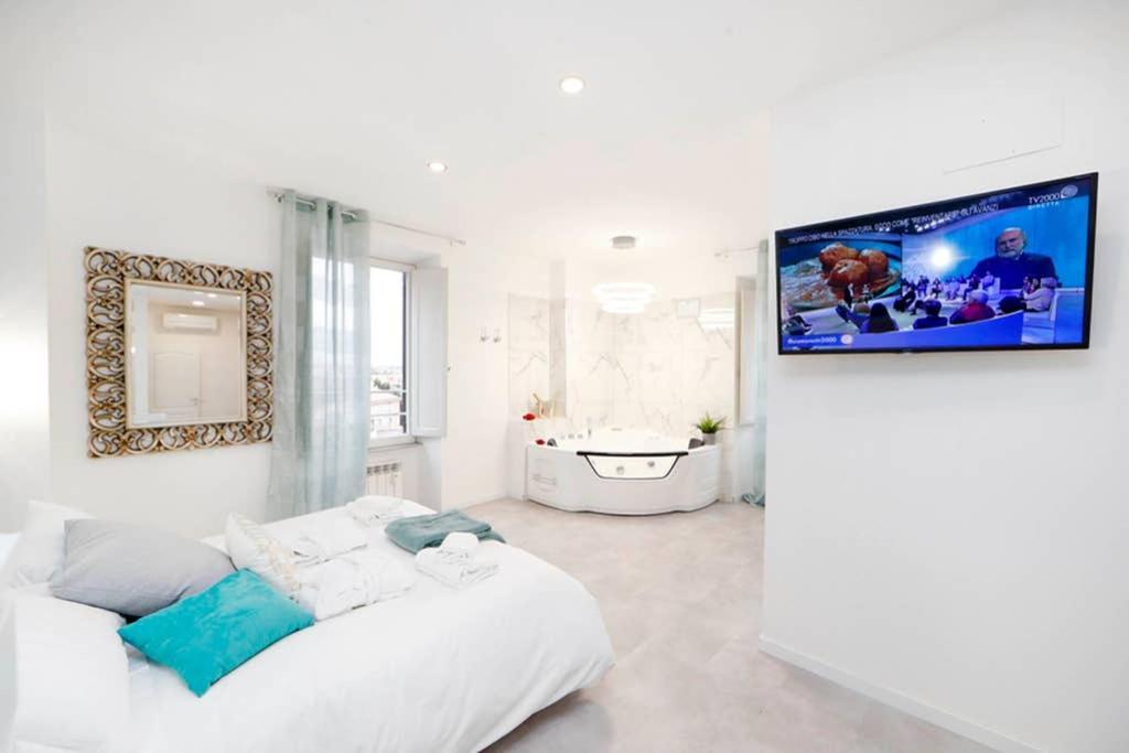 White Panoramic Jacuzzi Trastevere - Collection Appartamento *